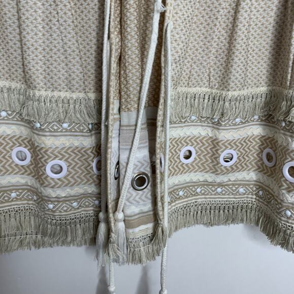 Dodo Bar Or Yehuda Tassel Embellished Jacket Tan Women’s Medium - Picture 9 of 16